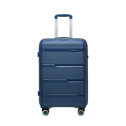 Średnia walizka PUCCINI CASABLANCA PP023B 7A Granatowa