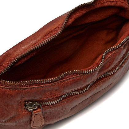 Saszetka / nerka skórzana Valencia Koniak - min. zamówienie 20 / 50 / 100 szt.