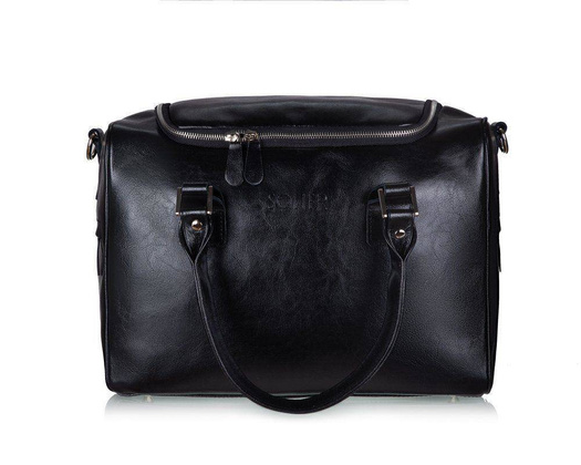 Skórzana torba weekendowa Dratford SL27 czarna - min. zamówienie 20 / 50 / 100 szt.