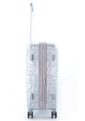 Walizka średnia ELLE Alors Srebrna