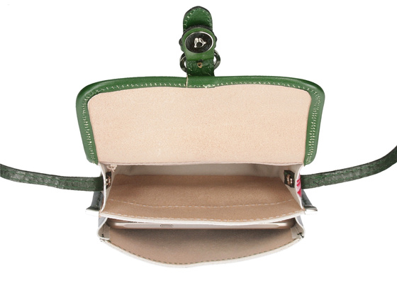 Torebka damska skórzana KEMER 112 FL Fuksja