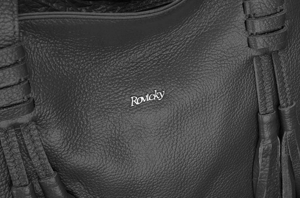 Shopperka damska z frędzlami Rovicky Szara