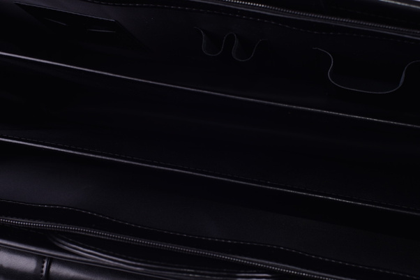 Teczka męska skórzana KEMER B 655/DW Czarna