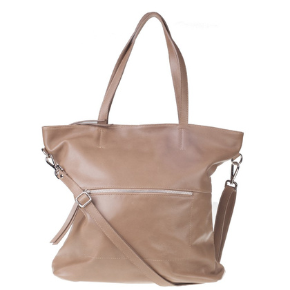 Torebka damska skórzana KEMER 168 Brązowa - min. zamówienie 20 / 50 / 100 szt.