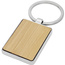 Prostokątny brelok do kluczy Neta z bambusa