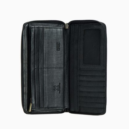 Portfel damski skórzany PUCCINI MURANO MU1500 1 Czarny