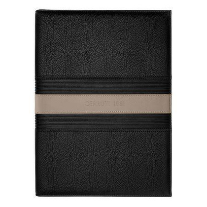 TeczkaA4 Delano Taupe & Black