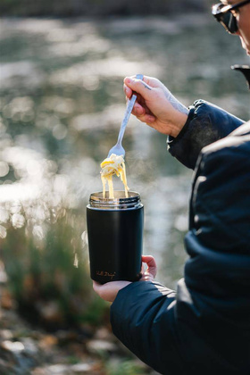 Termos obiadowy 500ml FUORI czarny Rose Gold 28067