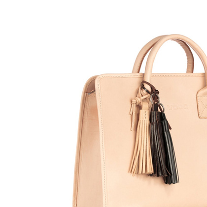 Zawieszka / chwost skórzany KEMER VOOC Vintage P42 Beżowy