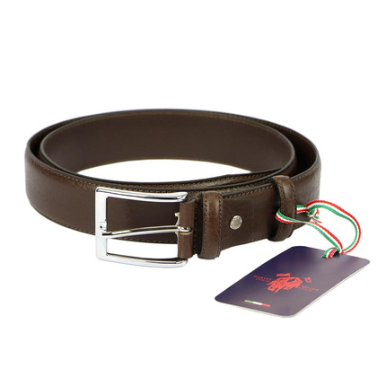 Pasek męski skórzany Harvey Miller 035/1 Niebieski