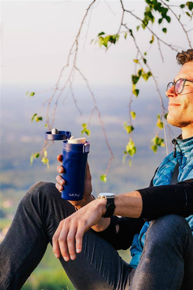 Kubek termiczny 400ml FUORI granatowy 27701