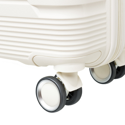 Średnia walizka PUCCINI CASABLANCA PP023B 0 Biała