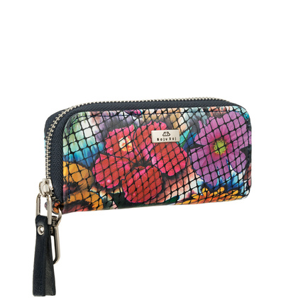 Etui na klucze BajuBaj z kolorowej skóry naturalnej – elegancja i srebrne detale ED010s155