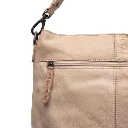 Torebka damska skórzana na ramię Beżowa - min. zamówienie 20 / 50 / 100 szt.