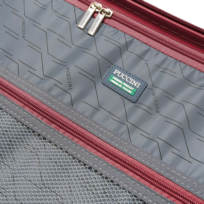 Mała kabinowa walizka PUCCINI TURIN PP030C 3B Czerwona