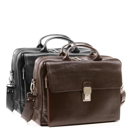 Torba skórzana na laptopa KEMER VOOC 15,6" EP8 brąz