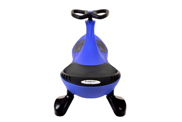 Jeździk Grawitacyjny FUNFIT KIDS ze świecącymi kołami LED Niebieski