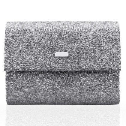 Torebka wizytowa damska KEMER SOLIER F14 Srebrny Brokat - min. zamówienie 20 / 50 / 100 szt.