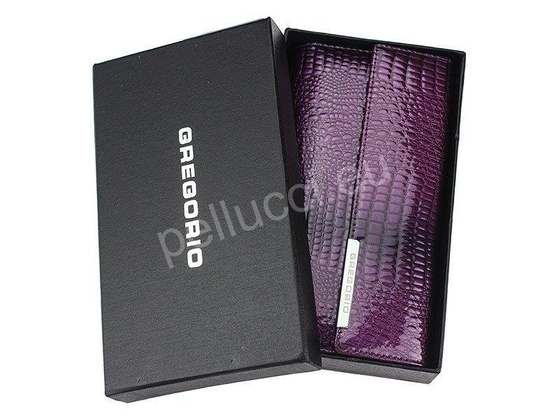 Portfel damski skórzany PELLUCCI GF109 Popiel