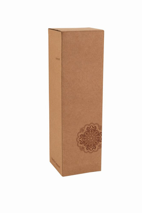 Butelka 750 ml szklana z bambusowym korkiem Vanilla Seazon