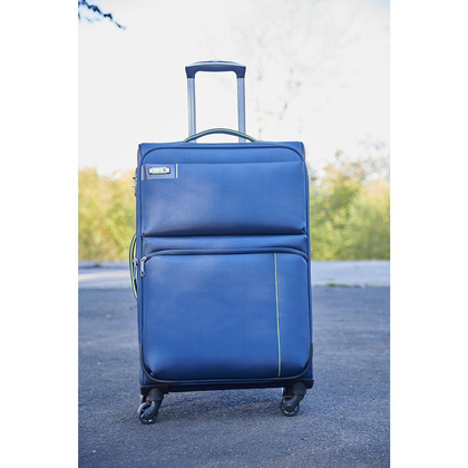 Zestaw walizek 3szt. miękkich na 4 kółkach KEMER