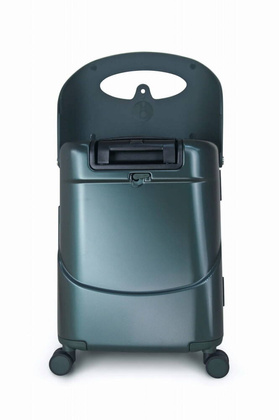 Duża walizka podróżna z siedziskiem dla dziecka Green MiaMily