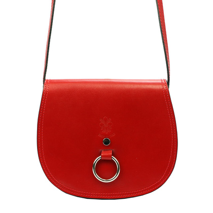 Torebka damska skórzana KEMER 38 carmel