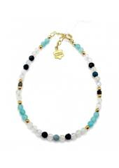 Bransoletka AMAZONIT 925