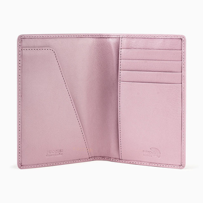 Etui na dokumenty skórzane PUCCINI ZN9214 3C Różowe