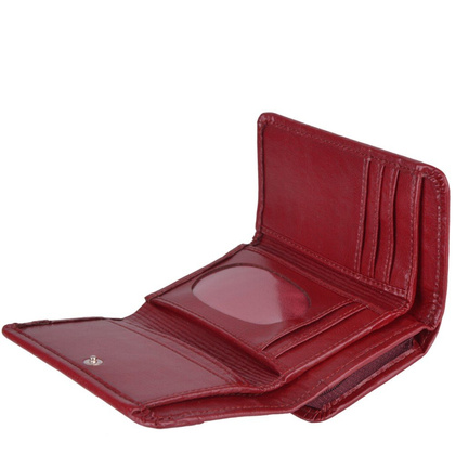 Portfel damski skórzany KEMER P14 Bordowy - min. zamówienie 20 / 50 / 100 szt.