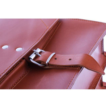 Raportówka 2-komorowa KEMER VOOC Vintage P37 Brązowa