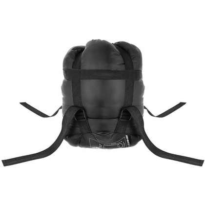 Śpiwór turystyczny mumia kołdra Quest czarny