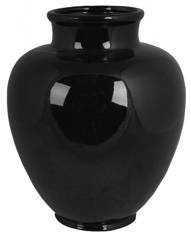 Wazon ceramiczny czarny wysoki