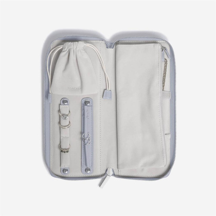 Pudełko podróżne na biżuterię z miejscem na pierścionki Stackers lawendowe