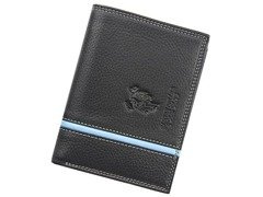 Portfel męski skórzany PELLUCCI Polo Club 5313 475 Czarny