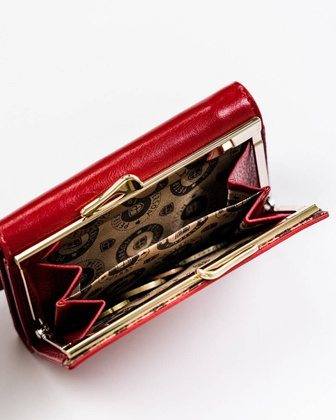 Zgrabny portfel damski z ochroną kart rfid