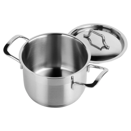 Garnek stalowy z pokrywką 18/10 PREMIUM 1,5 l ORION