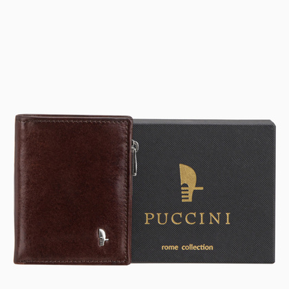 Portfel męski skórzany PUCCINI ROME CR2521 2 Brązowy