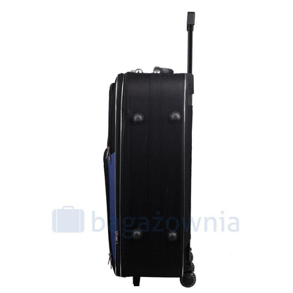 Mała kabinowa walizka PELLUCCI RGL 773 S Czarno Granatowa