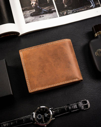 Portfel skórzany męski N992-CHM