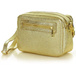 Torebka listonoszka skórzana messenger courier bag - MARCO MAZZINI złoty - min. zamówienie 20 / 50 / 100 szt.