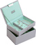 Szkatułka na biżuterię Stackers podwójna mini szaro-miętowa