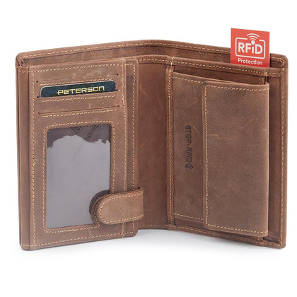 Portfel skórzany PTN 348 2-1-4 Hunter