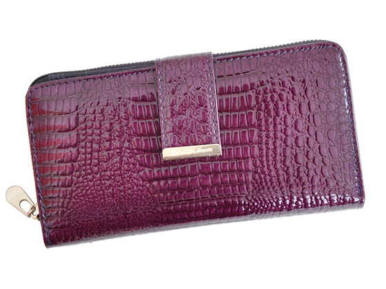 Portfel damski skórzany PELLUCCI 5280-2 wiśniowy