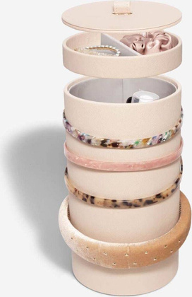 Organizer na akcesoria do włosów Stackers różowy