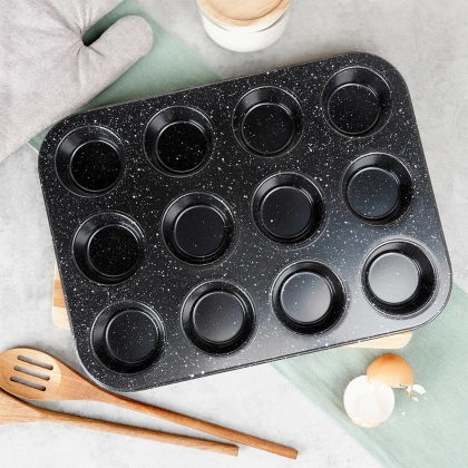 Forma do muffinek granitowa 35x26,5 cm