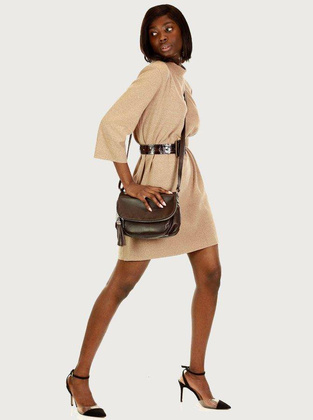 Listonoszka damska skórzana MARCO MAZZINI - Agnese Elegant brąz caffe - min. zamówienie 20 / 50 / 100 szt.