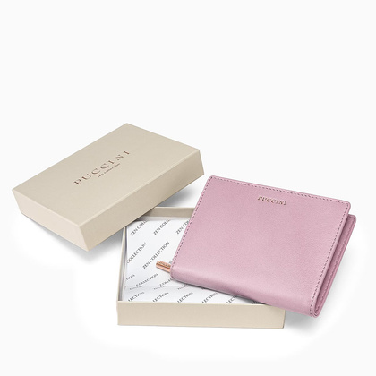 Portfel damski skórzany PUCCINI ZEN ZN9186 3C Różowy