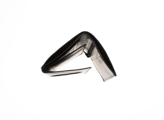 Portfel męski skórzany KEMER M 6 Czarny - min. zamówienie 20 / 50 / 100 szt.