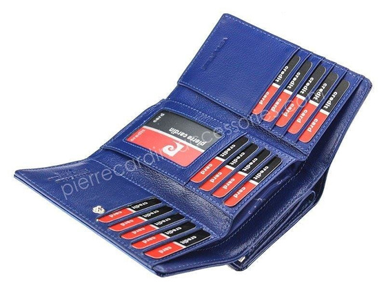 Portfel damski skórzany PIERRE CARDIN 05 LINE 108 Zielony